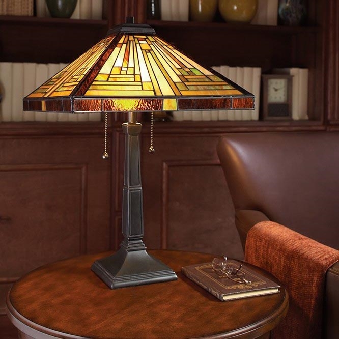 Elstead - Bordslampa Tiffany STEPHEN 2xE27/60W/230V