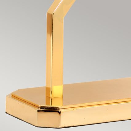 Elstead - Bordslampa CROSS 1xE27/60W/230V guld/vit