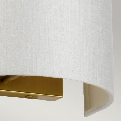 Elstead - Vägglampa COOPER 1xE27/60W/230V guld