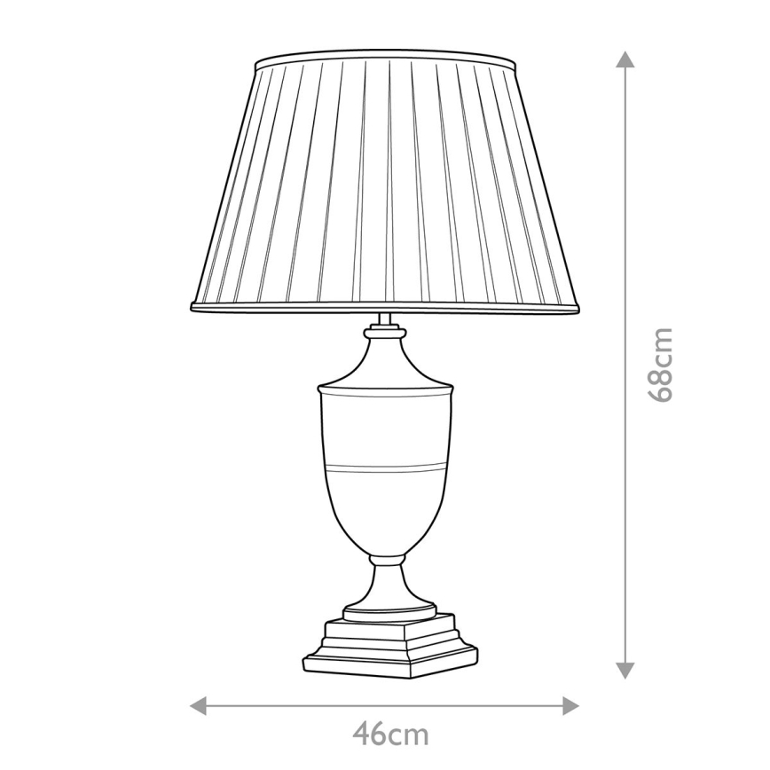 Elstead - Bordslampa NARBONNE 1xE27/60W/230V