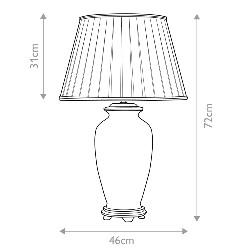 Elstead - Bordslampa PING 1xE27/60W/230V