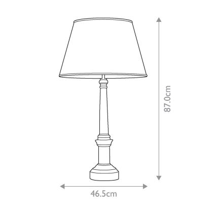 Elstead - Bordslampa STRASBOURG 1xE27/60W/230V