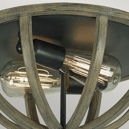 Elstead FE-ALLIER-F-WW - Taklampa  ALLIER 2xE27/60W/230V ek