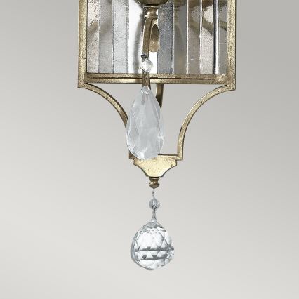 Elstead FE-GIANNA1 - Kristall vägglampa  GIANNA 1xE14/60W/230V