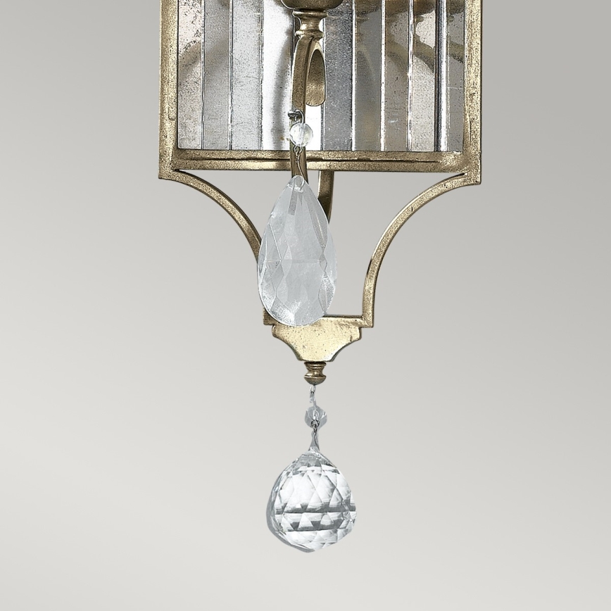 Elstead FE-GIANNA1 - Kristall vägglampa  GIANNA 1xE14/60W/230V