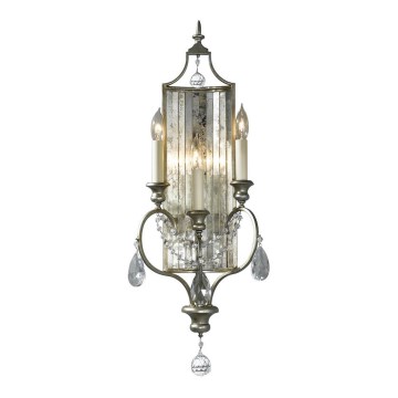 Elstead FE-GIANNA3W - Kristall vägglampa  GIANNA 3xE14/60W/230V