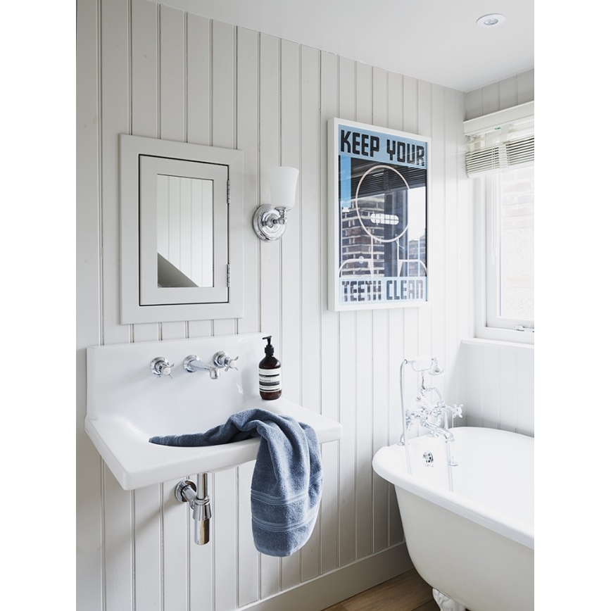 Elstead FE-HUGOLAKE1BATH - LED Badrum vägglampa  HUGOLAKE 1xG9/3W/230V IP44