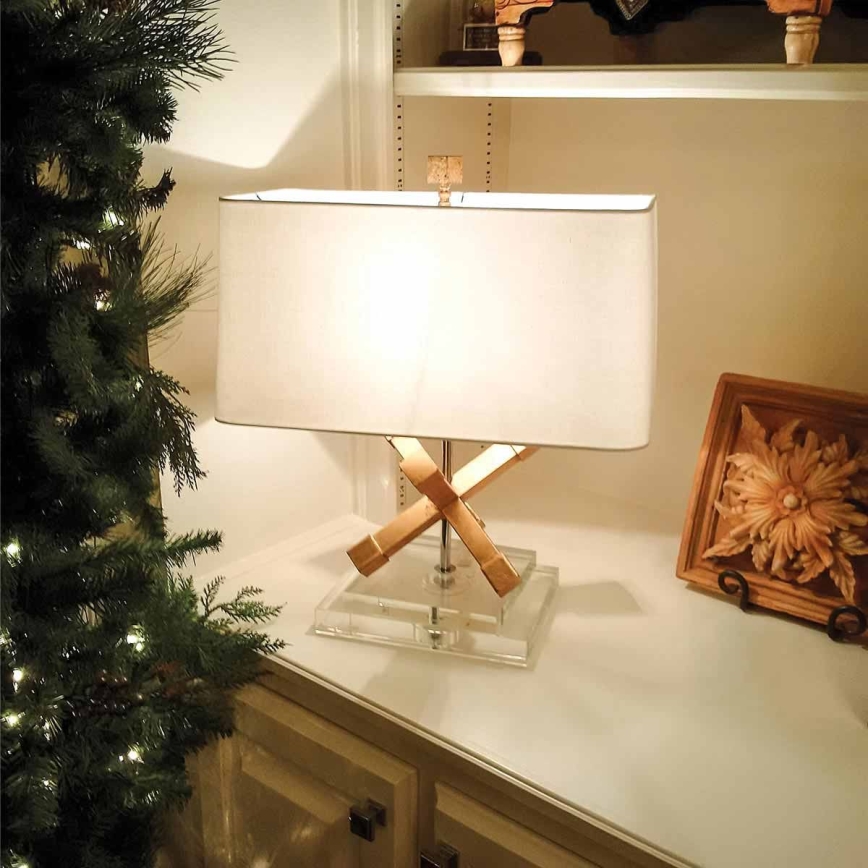 Elstead - Bordslampa JACKSON SQUARE 1xE27/60W/230V