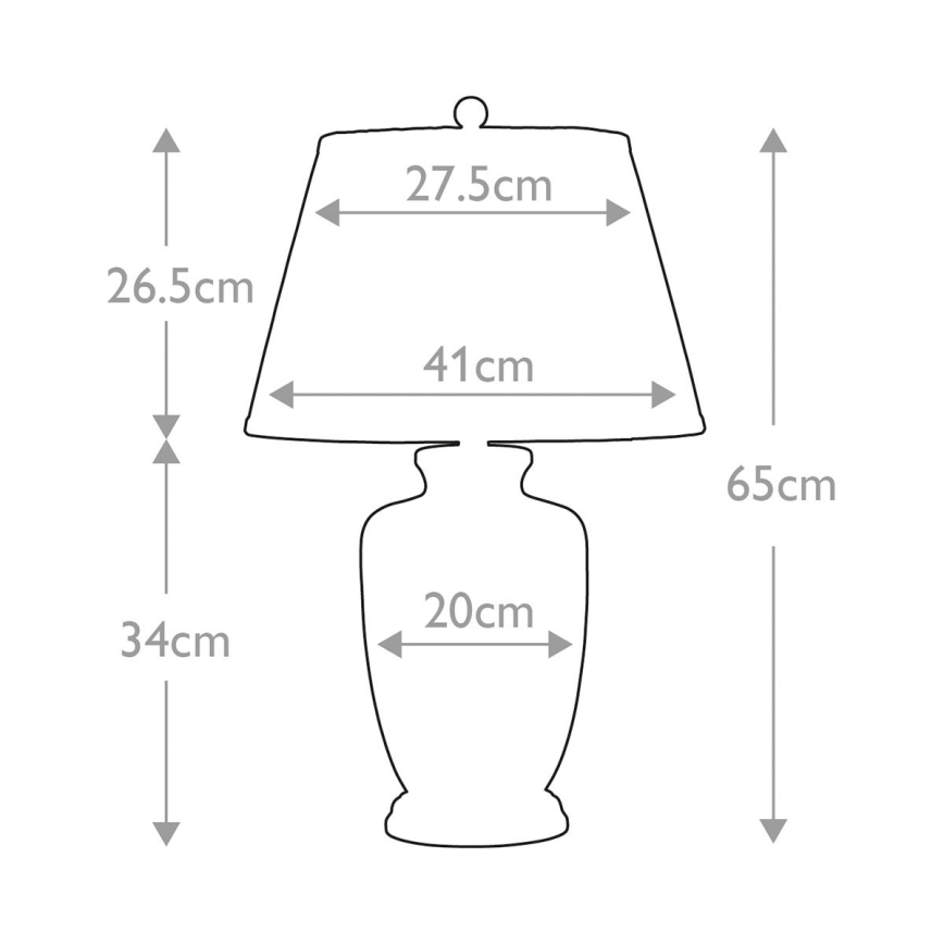 Elstead - Bordslampa GOLD BIRDS 1xE27/60W/230V