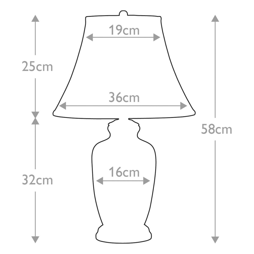Elstead - Bordslampa GOLDTHISTLE 1xE27/60W/230V