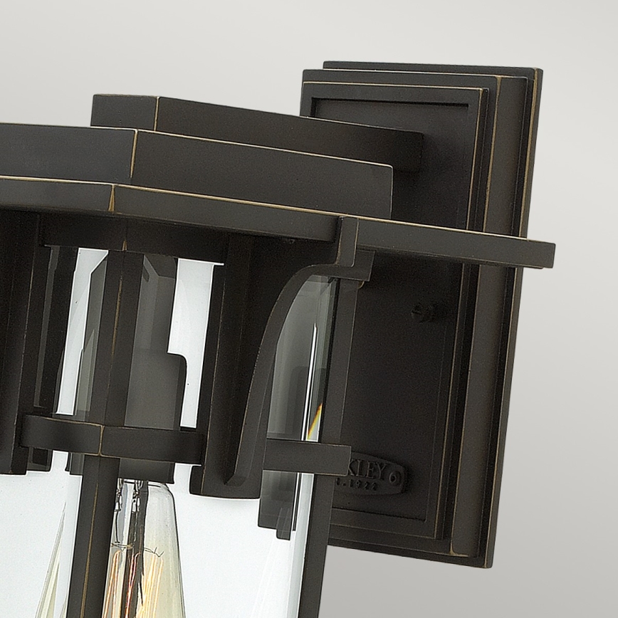 Elstead HK-MANHATTAN2-M - Utomhus vägglampa  MANHATTAN 1xE27/100W/230V IP44