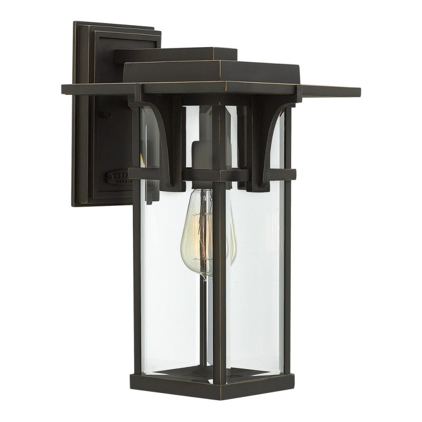 Elstead HK-MANHATTAN2-M - Utomhus vägglampa  MANHATTAN 1xE27/100W/230V IP44