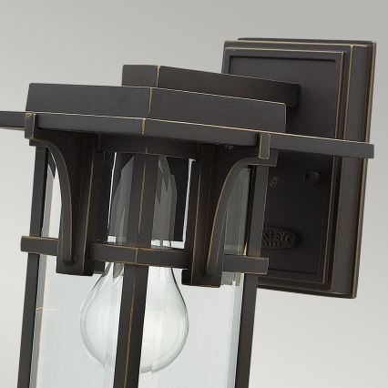 Elstead HK-MANHATTAN2-S - Utomhus vägglampa  MANHATTAN 1xE27/100W/230V IP44
