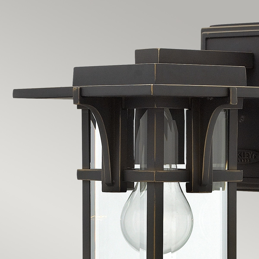 Elstead HK-MANHATTAN2-S - Utomhus vägglampa  MANHATTAN 1xE27/100W/230V IP44