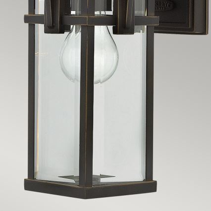 Elstead HK-MANHATTAN2-S - Utomhus vägglampa  MANHATTAN 1xE27/100W/230V IP44