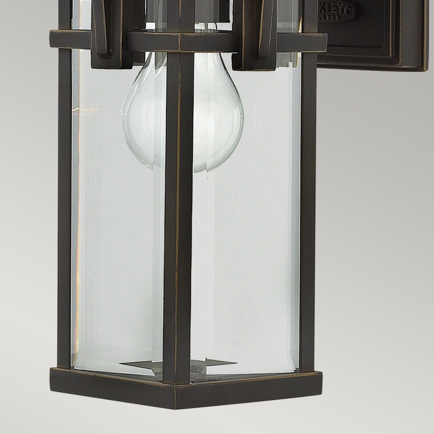 Elstead HK-MANHATTAN2-S - Utomhus vägglampa  MANHATTAN 1xE27/100W/230V IP44