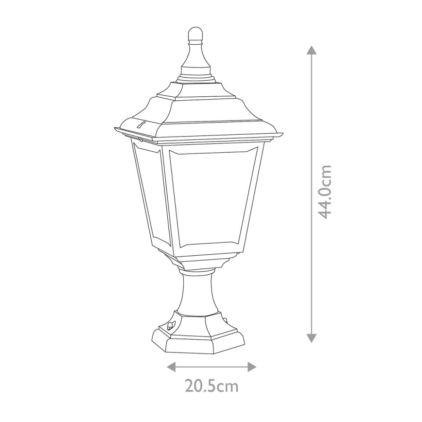 Elstead KERRY-PED-POR - Utomhuslampa  KERRY 1xE27/100W/230V IP44