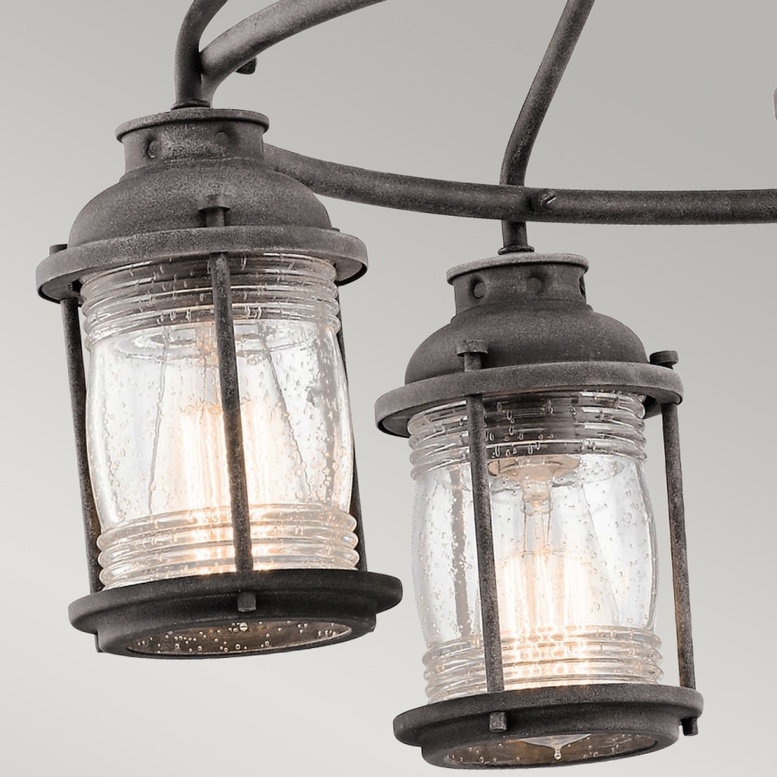 Elstead KL-ASHLANDBAY-5P - Utomhus takkrona  ASHLAND 5xE27/60W/230V IP44
