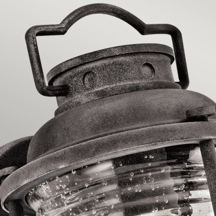 Elstead KL-ASHLANDBAY2-S - Utomhus vägglampa  ASHLAND 1xE27/60W/230V IP44