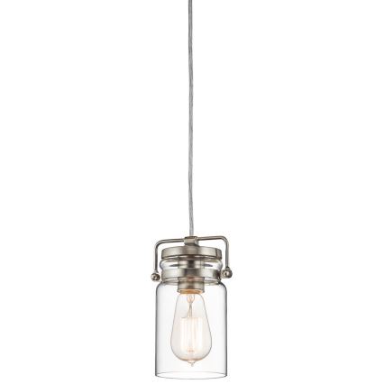 Elstead KL-BRINLEY-MP-NI - Takkkrona på ett snöre  BRINLEY 1xE27/60W/230V matt krom
