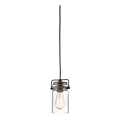 Elstead KL-BRINLEY-MP-OZ - Takkkrona på ett snöre  BRINLEY 1xE27/60W/230V antracit 