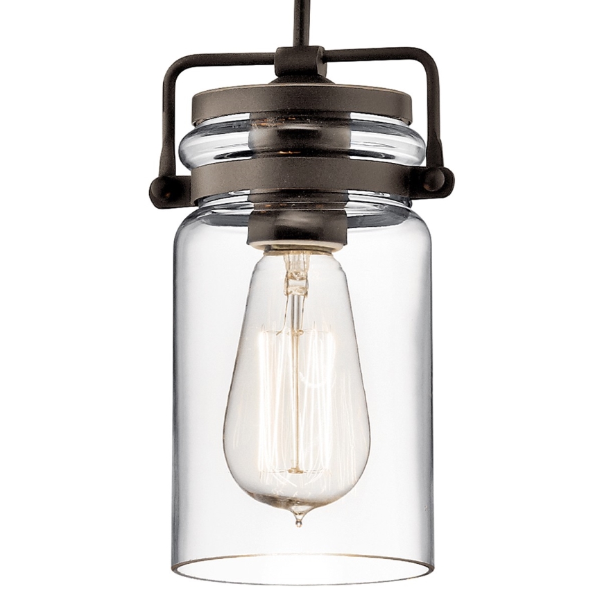 Elstead KL-BRINLEY-MP-OZ - Takkkrona på ett snöre  BRINLEY 1xE27/60W/230V antracit 