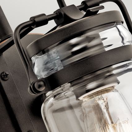 Elstead KL-BRINLEY1-OZ - Vägglampa  BRINLEY 1xE27/60W/230V antracit 