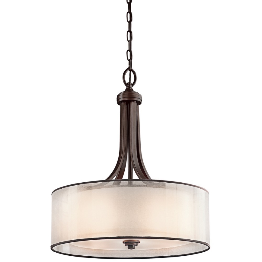 Elstead KL-LACEY-P-L-MB - Takkrona på en kedja  LACEY 4xE27/60W/230V