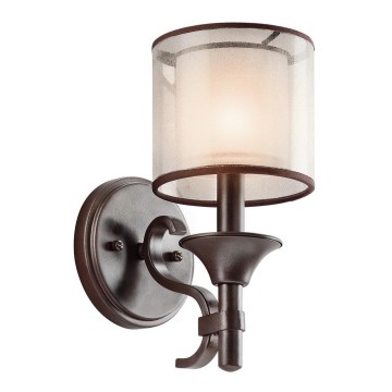 Elstead KL-LACEY1-MB - Vägglampa  LACEY 1xE14/60W/230V