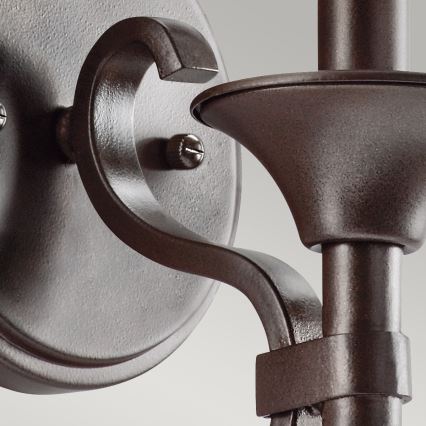 Elstead KL-LACEY1-MB - Vägglampa  LACEY 1xE14/60W/230V