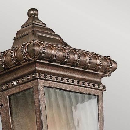 Elstead KL-VENETIAN7-S - Utomhus vägglampa  VENETIAN 1xE14/60W/230V IP44