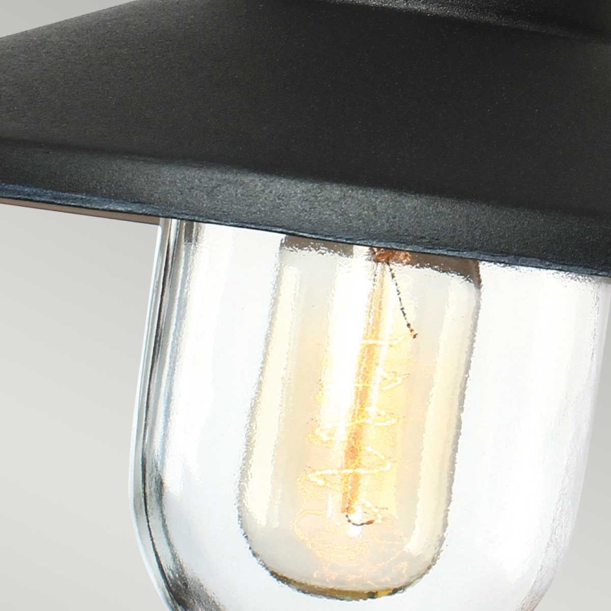 Elstead - Utomhuslampa KLAMPENBORG 1xE27/60W/230V IP44 svart