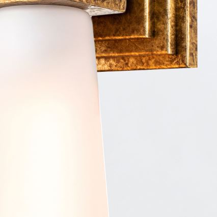 Elstead - Vägglampa KRISTY 1xE27/40W/230V guld