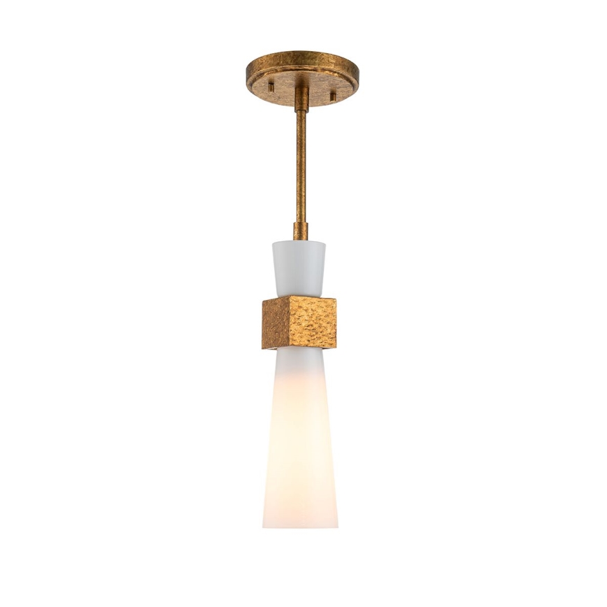 Elstead - Takpendel på stång KRISTY 1xE27/40W/230V Ø 15,2 cm koppar