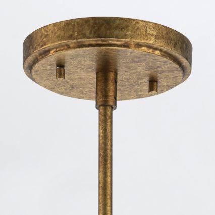 Elstead - Takpendel på stång KRISTY 1xE27/40W/230V Ø 15,2 cm koppar