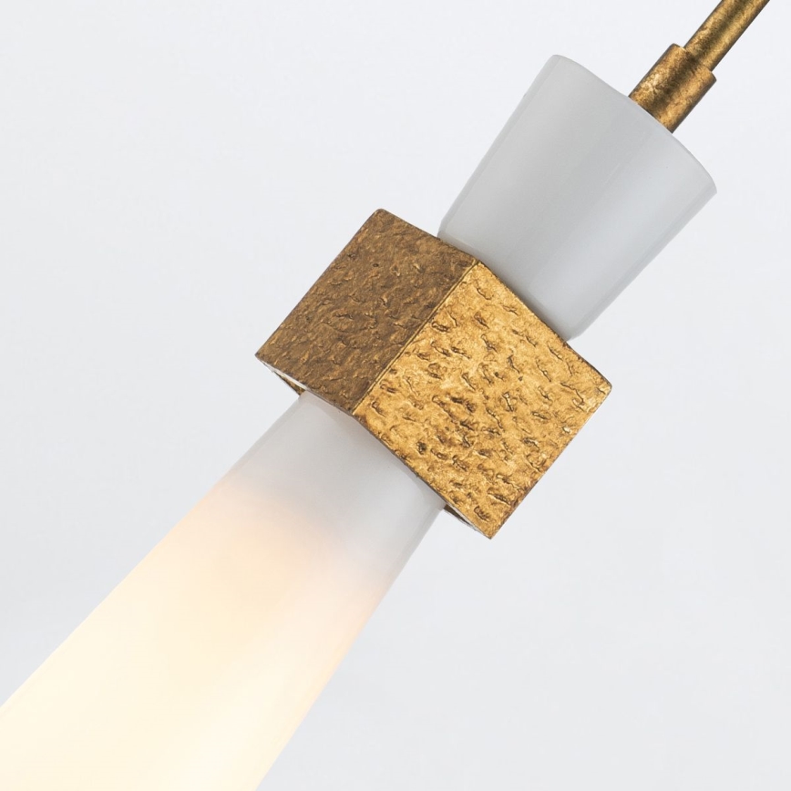 Elstead - Takpendel på stång KRISTY 1xE27/40W/230V Ø 15,2 cm koppar