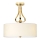 Elstead - LED Badrums ljuskrona på stång FALMOUTH 1xG9/3W/230V IP44 beige/guld