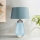 Elstead - LED bordslampa LENA 1xE27/40W/230V + 1xGU10/7W 74 cm blå