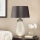 Elstead - LED bordslampa LENA 1xE27/40W/230V + 1xGU10/7W 74 cm grå