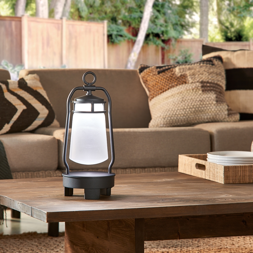 Elstead KL-LYNDON-BT-B-BK - LED Utomhus dimbar lampa med högtalare LYNDON LED/3W/230V IP44 300 mA