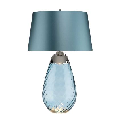 Elstead - LED bordslampa LENA 1xE27/40W/230V + 1xGU10/7W 74 cm blå