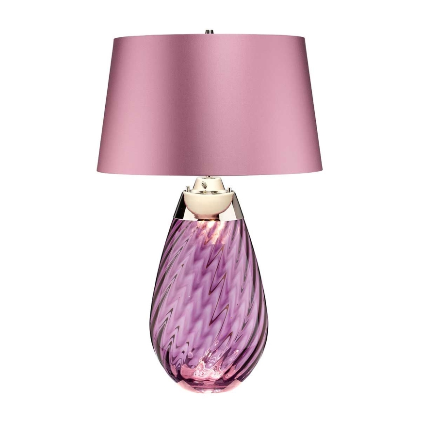 Elstead - LED bordslampa LENA 1xE27/40W/230V + 1xGU10/7W 74 cm rosa