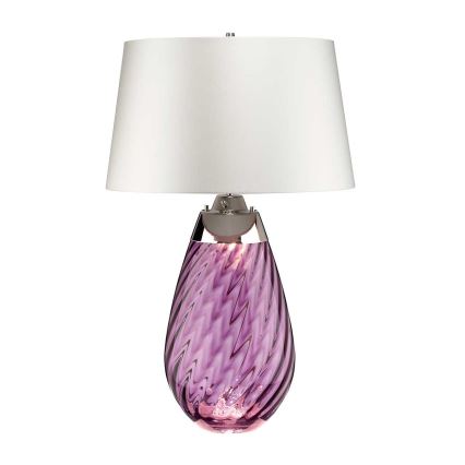 Elstead - LED bordslampa LENA 1xE27/40W/230V + 1xGU10/7W 74 cm rosa/vit