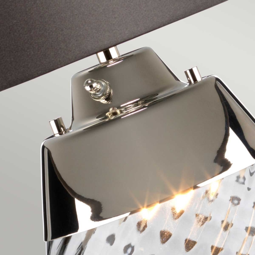 Elstead - LED bordslampa LENA 1xE27/40W/230V + 1xGU10/7W 74 cm grå