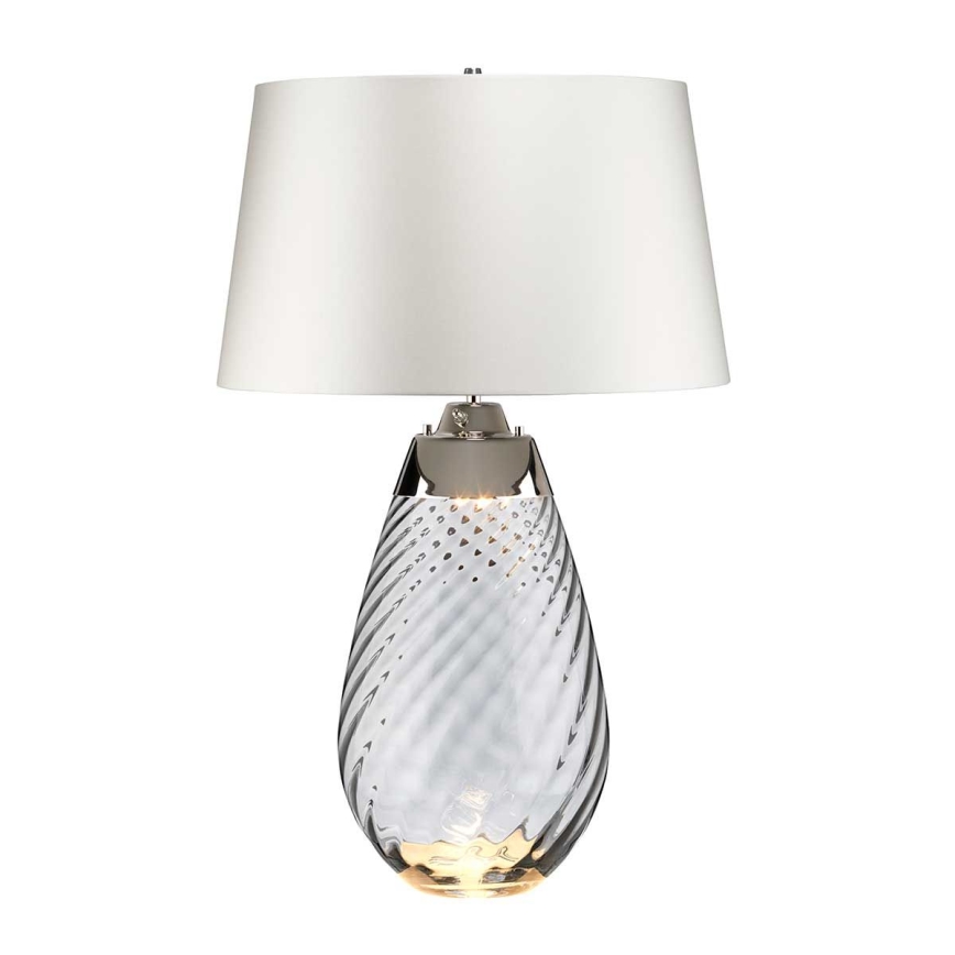 Elstead - LED bordslampa LENA 1xE27/40W/230V + 1xGU10/7W 74 cm vit