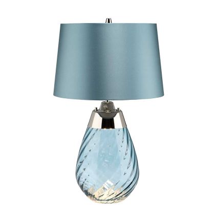 Elstead - LED bordslampa LENA 1xE27/60W/230V + 1xGU10/7W 60,5 cm blå
