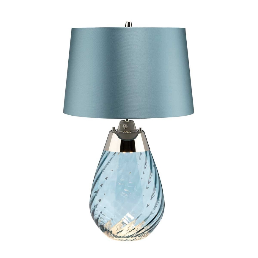 Elstead - LED bordslampa LENA 1xE27/60W/230V + 1xGU10/7W 60,5 cm blå