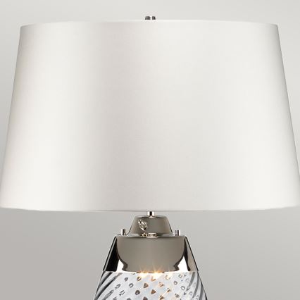 Elstead - LED bordslampa LENA 1xE27/60W/230V + 1xGU10/7W 60,5cm blå/vit