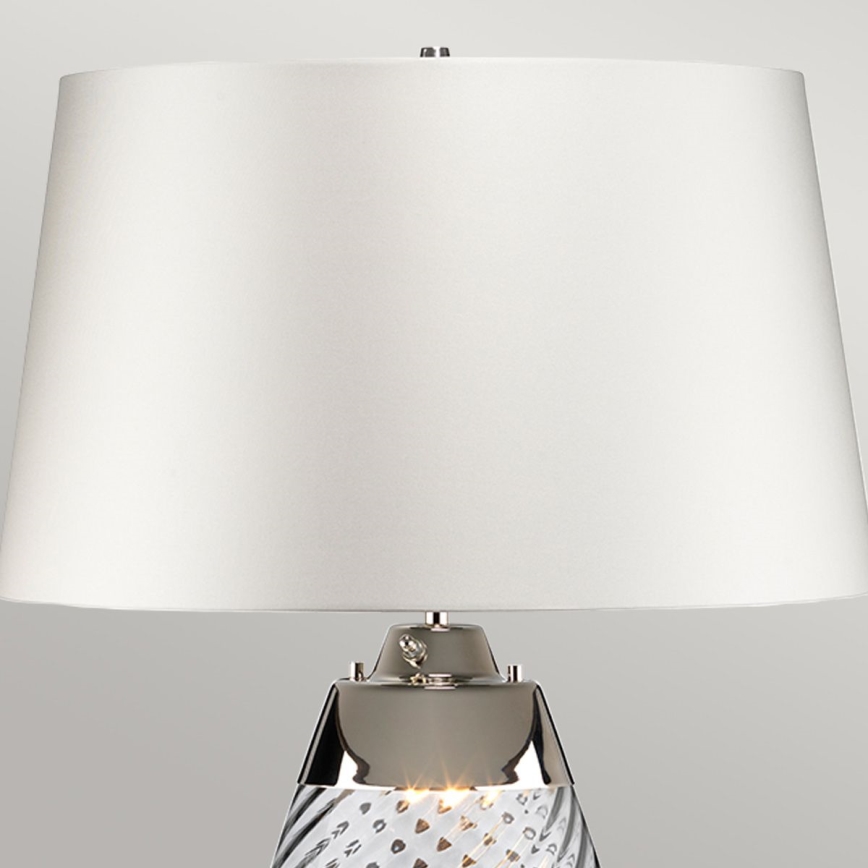Elstead - LED bordslampa LENA 1xE27/60W/230V + 1xGU10/7W 60,5cm blå/vit
