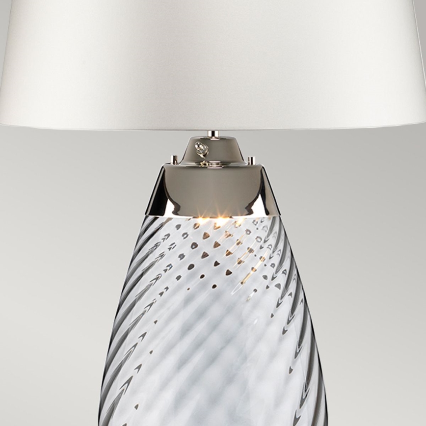 Elstead - LED bordslampa LENA 1xE27/60W/230V + 1xGU10/7W 60,5cm blå/vit
